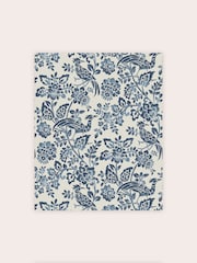 Laura Ashley Dark Seaspray Blue Adain Palace A4 Wallpaper Sample - Image 2 of 2