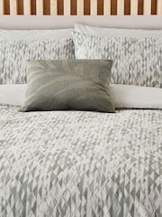 Nalu Nicole Scherzinger Mist Green Dune 100% Cotton Duvet Cover and Pillowcase Set - Image 4 of 5