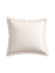 Bedeck of Belfast Coral Celina Pillowcase 100% Cotton Pair - Image 2 of 2