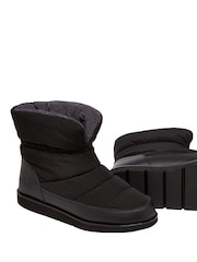 Joules Sophie Black Padded Boots - Image 4 of 6