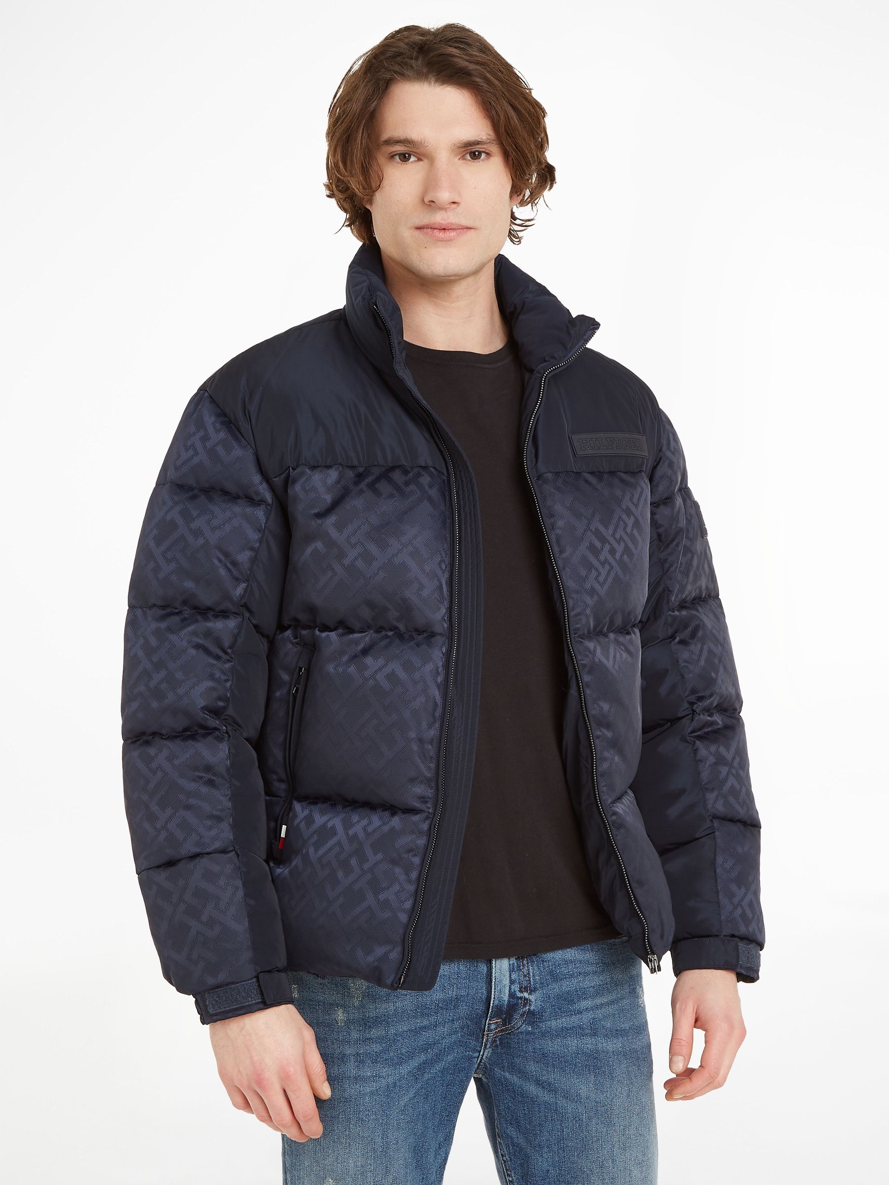 Buy Tommy Hilfiger Blue New York Monogram Puffer Jacket from Next Canada