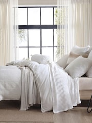 DKNY Heather Pure Ribbed Jersey Duvet Cover and Pillowcase Set - Image 2 of 4