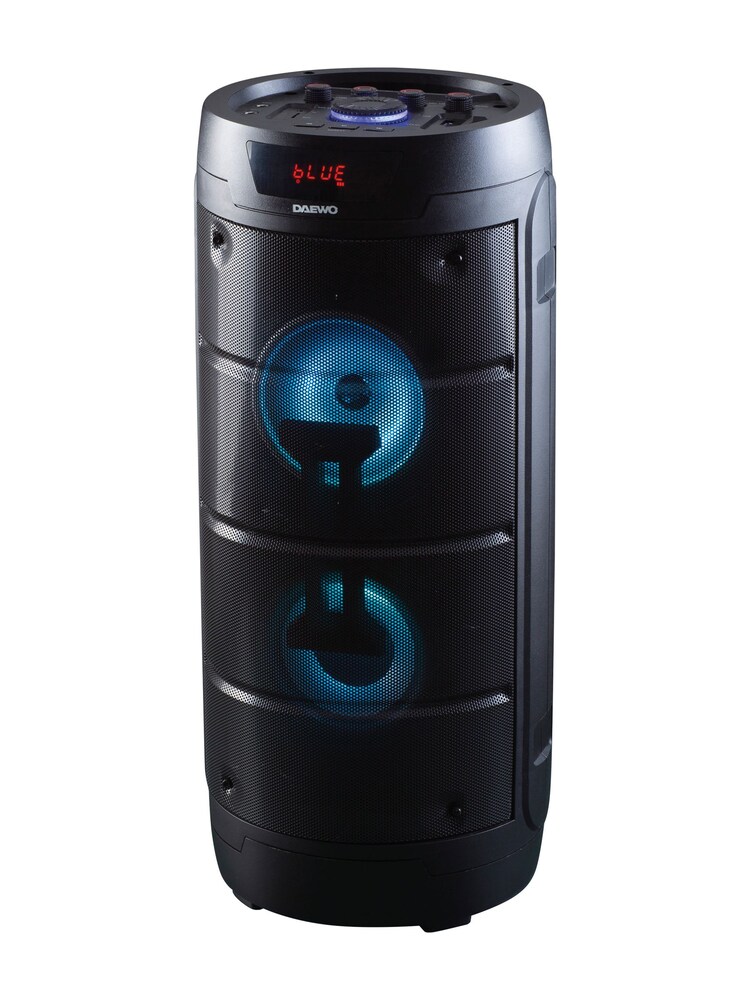 Daewoo Black 100W Bluetooth Barrel Speaker - Image 1 of 3 Daewoo Black 100W Bluetooth Barrel Speaker - Image 1 of 3