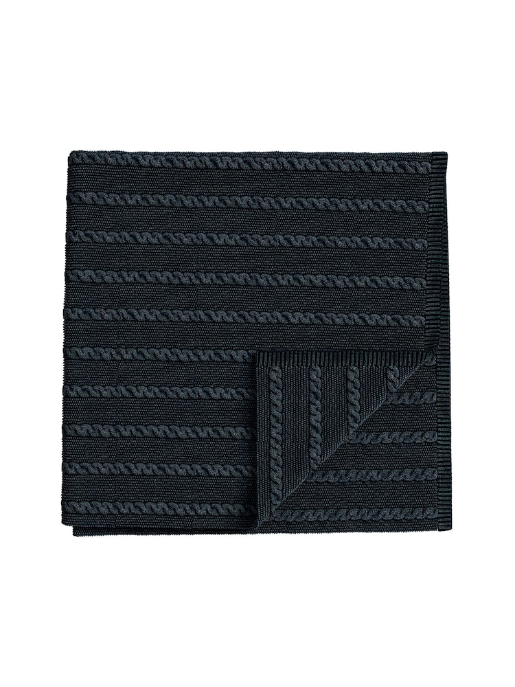 Bedeck of Belfast Midnight Imara 100% Cotton Throw - Image 4 of 4