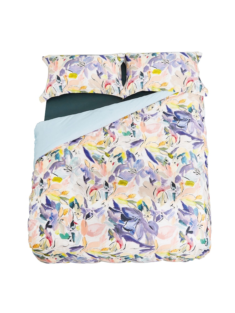 Ted Baker Multi Magnolia Art 100% Cotton Duvet Cover and Pillowcase Set - Image 5 of 5