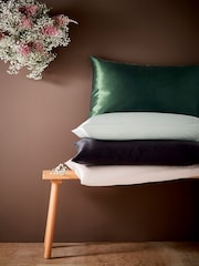 Ted Baker Black 100% Mulberry Silk Pillowcase - Image 1 of 2