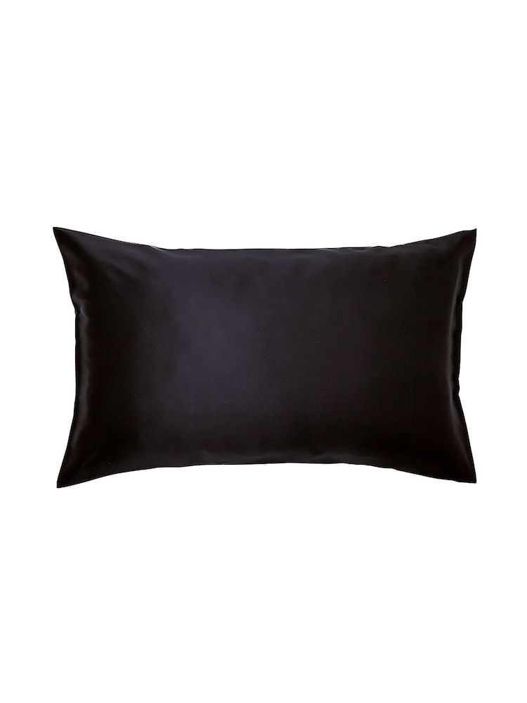 Ted Baker Black 100% Mulberry Silk Pillowcase - Image 2 of 2