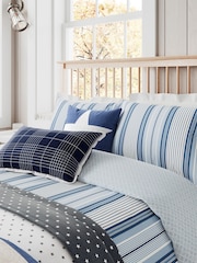 Helena Springfield Blue Nautical 100% Cotton Duvet Cover and Pillowcase Set - Image 2 of 4
