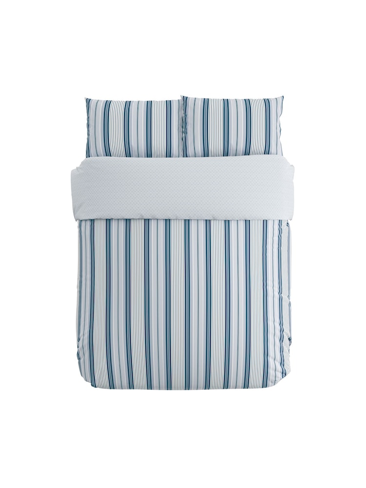 Helena Springfield Blue Nautical 100% Cotton Duvet Cover and Pillowcase Set - Image 4 of 4