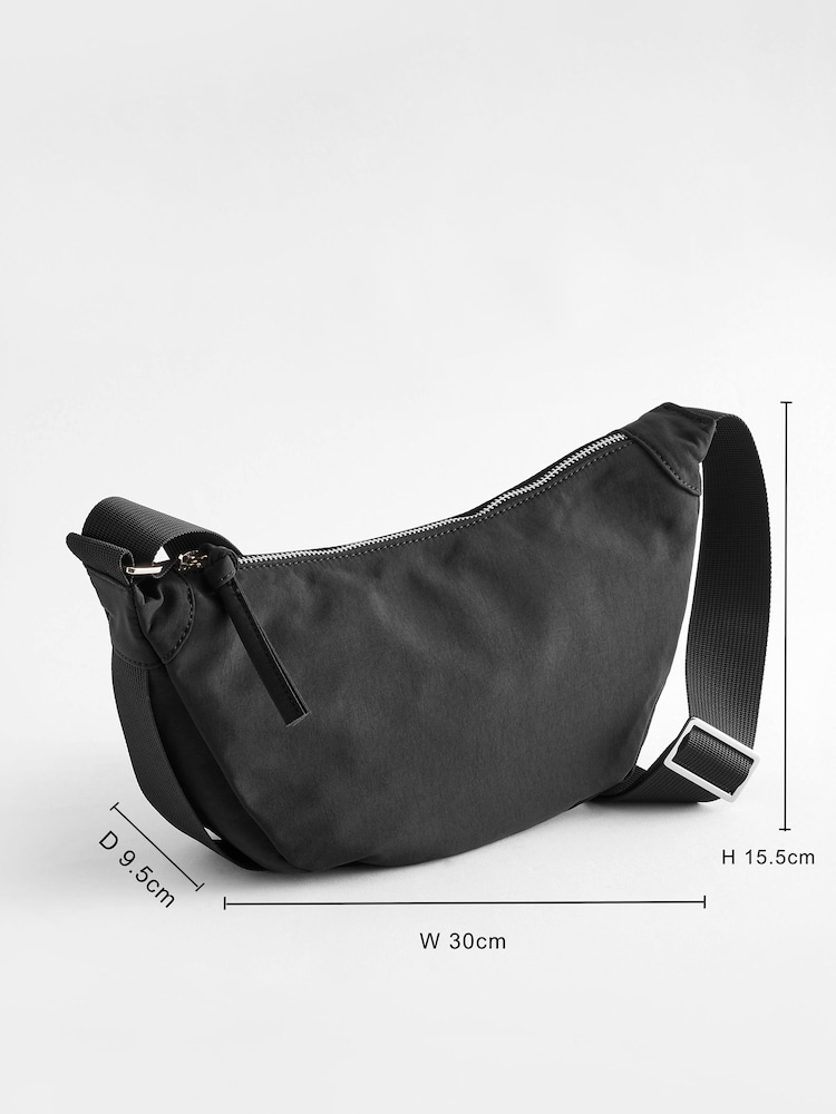 Black Sling Cross-Body Bag - Image 4 of 10