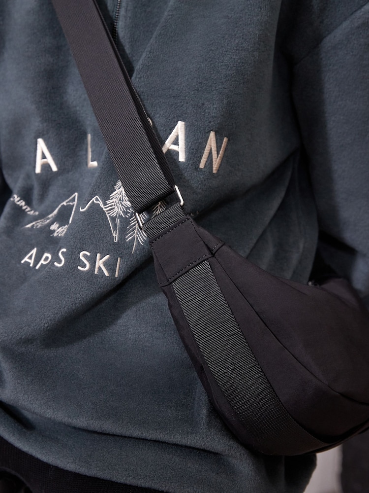 Black Sling Cross-Body Bag - Image 5 of 10