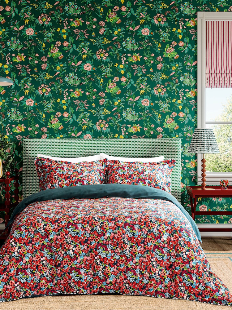 Harlequin Multi Wildflower Meadow 100% Cotton Duvet Cover and Pillowcase Set - Image 1 of 5