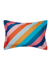 Harlequin Multi Sherbet Stripe 100% Cotton Duvet Cover and Pillowcase Set - Image 3 of 5