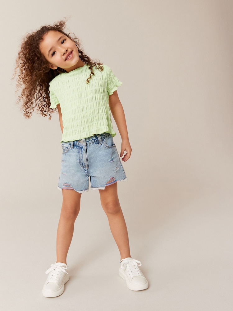Green Textured Top (3-16yrs) - Image 2 of 6