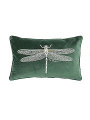 Ted Baker Green Dragonfly 100% Cotton Cushion - Image 5 of 6