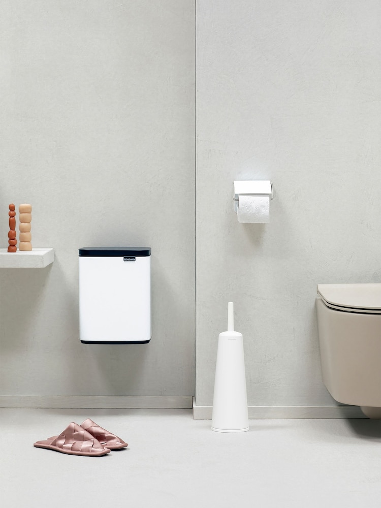 Brabantia White Bo  Hi 7L Waste Bin - Image 1 of 6