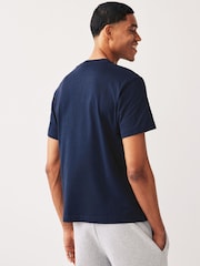 Marineblau - Lacoste Jersey-T-Shirt mit lockerer Passform aus 100 % Baumwolle - Bild 2 von 6