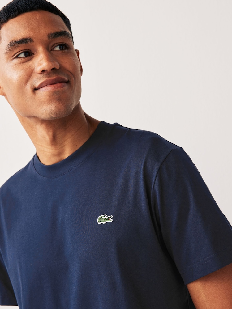 Lacoste Relaxed Fit Jersey 100% Cotton T-Shirt - Image 3 of 6