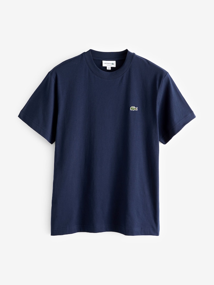 Lacoste Relaxed Fit Jersey 100% Cotton T-Shirt - Image 4 of 6