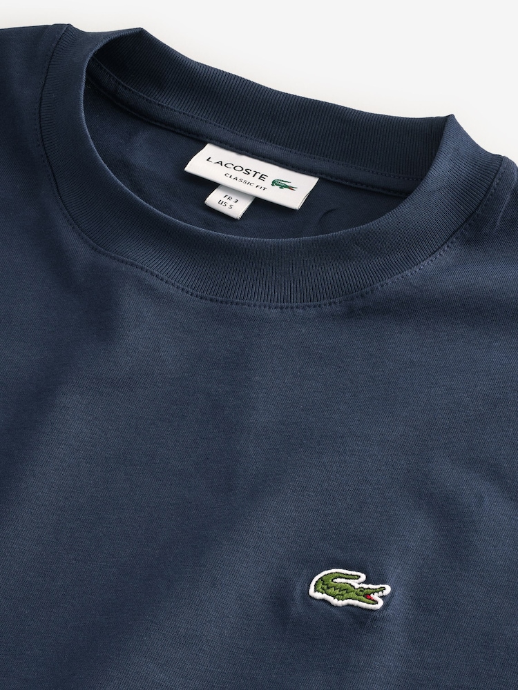Lacoste Relaxed Fit Jersey 100% Cotton T-Shirt - Image 5 of 6