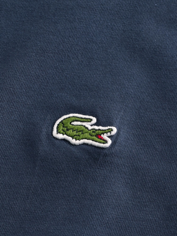 Marineblau - Lacoste Jersey-T-Shirt mit lockerer Passform aus 100 % Baumwolle - Bild 6 von 6