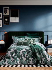 Ted Baker Green Ombre Hydrangea 100% Cotton Duvet Cover and Pillowcase Set - Image 1 of 5