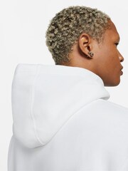 Vit - Nike Club Zip Up Huvtröja - Bild 13 av 15