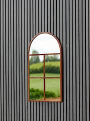 Ivyline Brown Archway Outdoor Mirror - Image 1 of 4