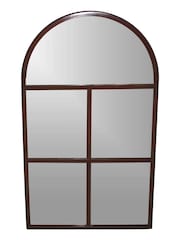Ivyline Brown Archway Outdoor Mirror - Image 3 of 4