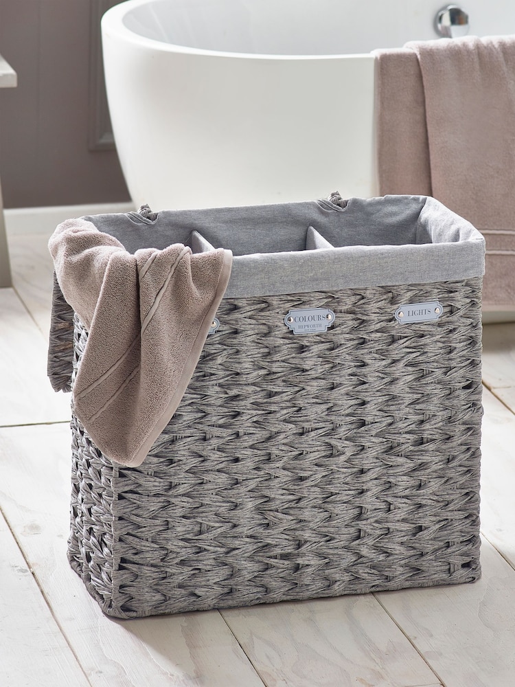 Grey Hepworth Wicker Sorter Laundry - Image 3 of 7