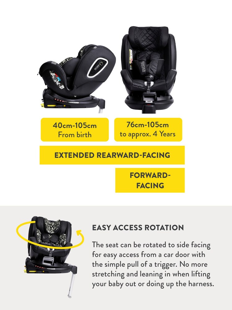 Cosatto Silhouette Come and Go isize Rotate Car Seat Silhouette - Image 6 of 6