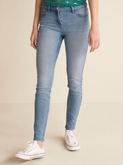 Bleach Denim Ripped Skinny Jeans - Image 2 of 6