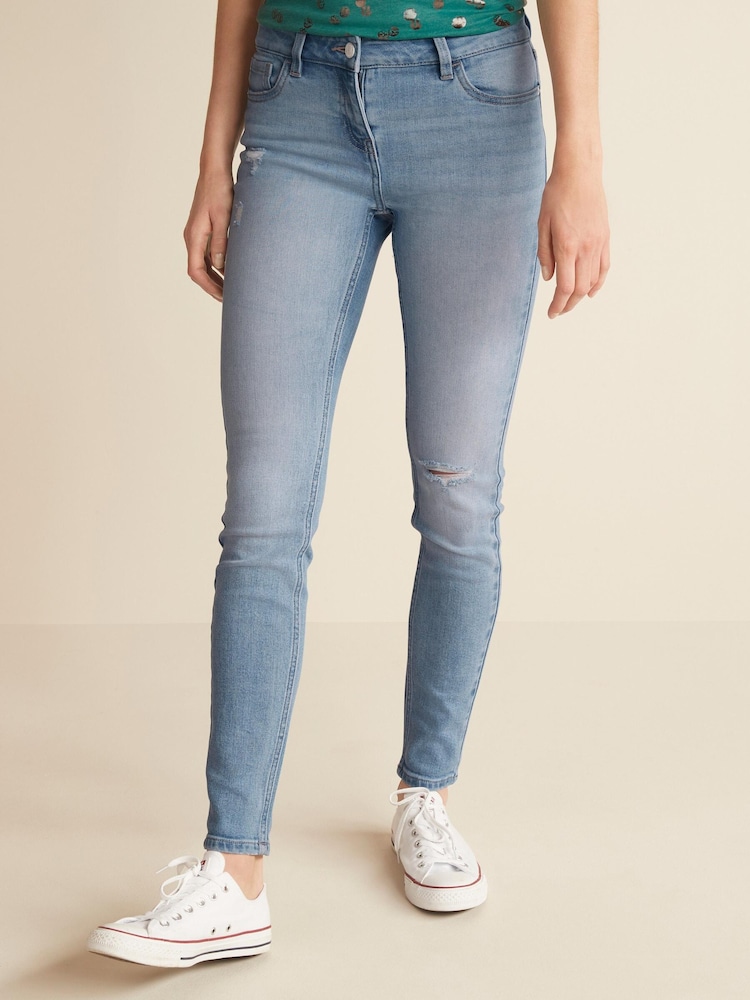 Bleach Denim Ripped Skinny Jeans - Image 2 of 6