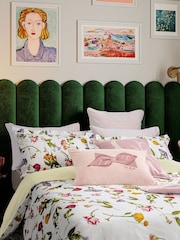 Ted Baker Pink Bow 100% Cotton Cushion - Image 3 of 6