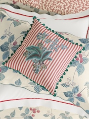 Sanderson Raspberry 100% Cotton Rubus Duvet Cover and Pillowcase Set - Image 2 of 5