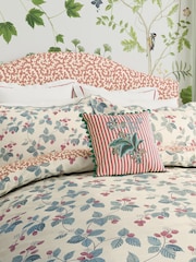 Sanderson Raspberry 100% Cotton Rubus Duvet Cover and Pillowcase Set - Image 3 of 5