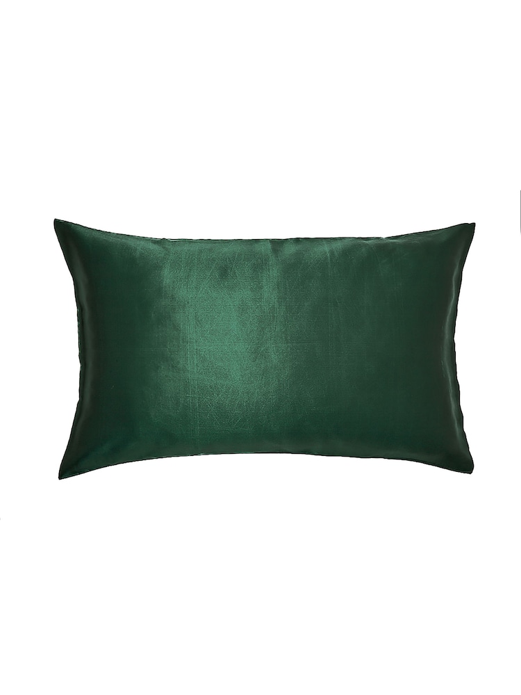 Ted Baker Green 100% Mulberry Silk Pillowcase - Image 2 of 2