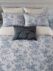 Nalu Nicole Scherzinger Surf Blue Okika 100% Cotton Duvet Cover and Pillowcase Set - Image 3 of 5