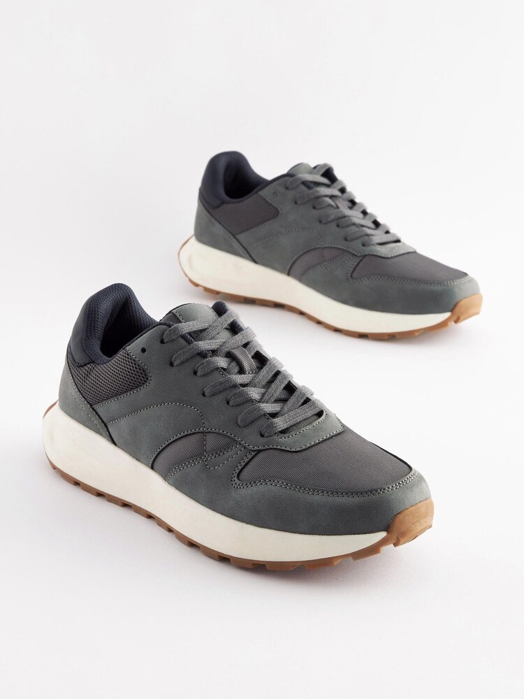 Grey Runner Trainers - Image 3 of 7