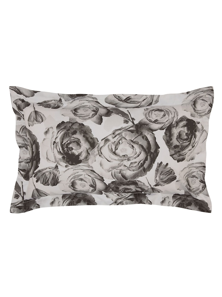 Ted Baker Mono Mono 100% Cotton Floral Duvet Cover and Pillowcase Set - Image 5 of 5