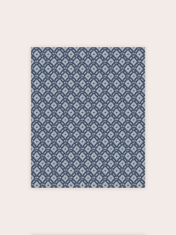 Laura Ashley Dusky Seaspray Blue Whitebrook A4 Wallpaper Sample - Image 2 of 2