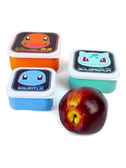 Vanilla Underground Black Pokemon Boys Black Pikachu And Squirtle Lunch Bag Bottle And 3 Snack Pots - Image 5 of 6
