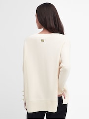 Barbour International® Green Rouse V-Neck Knitted Jumper - Image 2 of 5