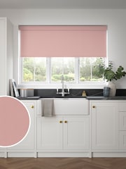 Blush Pink Glow Made to Measure Blackout Roller Blind - Image 1 of 6