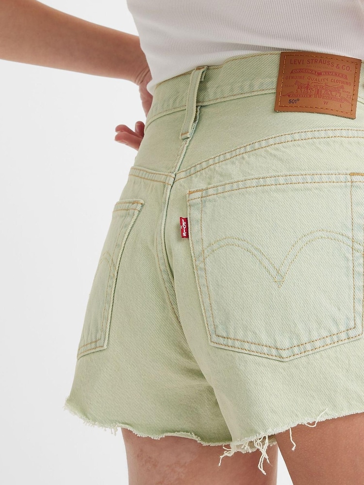 Levi's® Green 501® Original Shorts - Image 5 of 7
