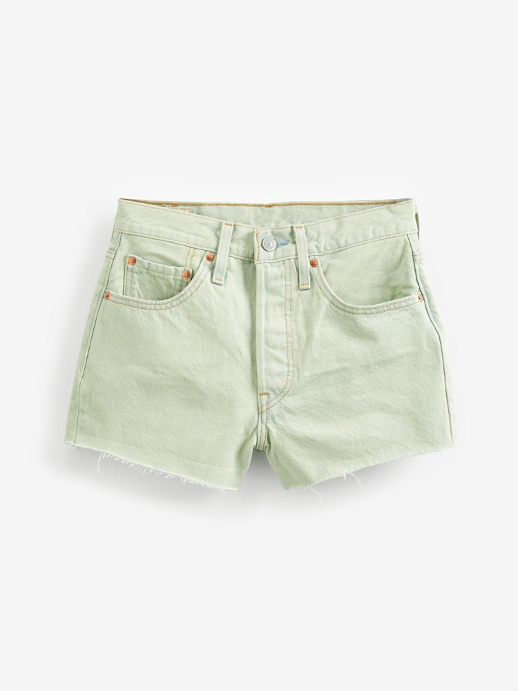 Levi's® Green 501® Original Shorts - Image 6 of 7