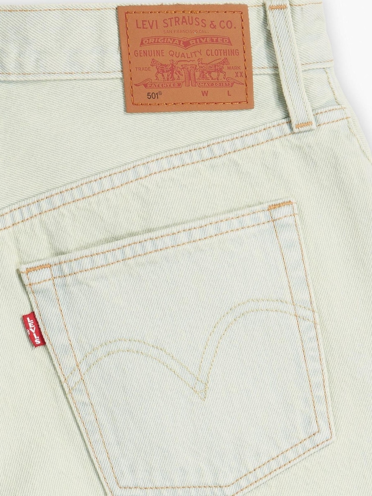 Levi's® Green 501® Original Shorts - Image 7 of 7