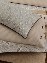 Bedeck of Belfast Charcoal Umma Pillowcase 100% Cotton Pair - Image 1 of 4