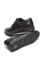 Kickers Black Troiko Lace Shoes - Image 7 of 12