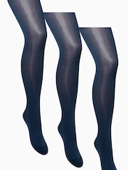 Marine - 40 DEN Blickdichte Strumpfhose, 3er-Pack - Image 3 of 4
